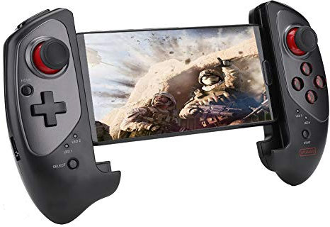 VBESTLIFE PG-9083S Tablet per Telefono Cellulare Bluetooth 4.0 Smart Gamepad Controller di Gioco per Android/iOS, Telescopico Ultra Lungo Fino a 280 Mm