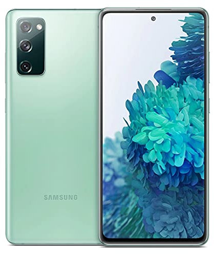 Samsung Smartphone Galaxy S20 FE con Pantalla Infinity-O FHD+ de 6,5 Pulgadas, 6 GB de RAM y 128 GB de Memoria Interna Ampliable, Batería de 4500 mAh y Carga rápida Verde (Version ES)