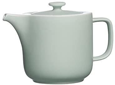 Ritzenhoff & Breker Kanne Jasper, Steinzeug, 1,4 Liter, Teekanne/Kaffeekanne in moderner Trendfarbe, Mattglasur & Soft-Touch-Haptik, Mint