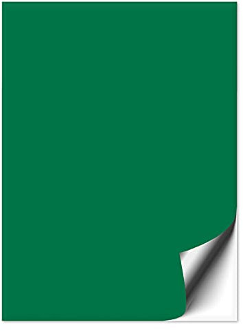 20 Stück Fliesenaufkleber grün 15x20 cm matt, Fliesenfolie in 15x20cm für Küche & Bad, mit Aufkleber Fliesen einfach überkleben, selbstklebende Folie