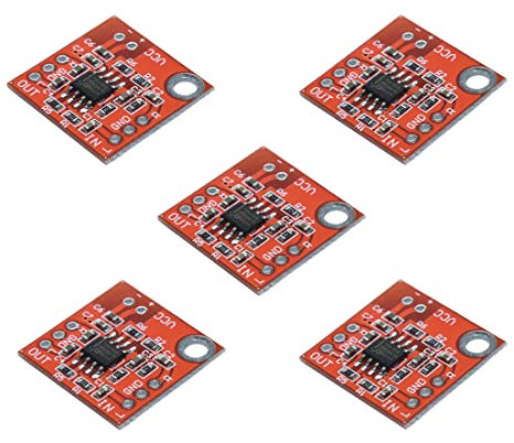 HiLetgo 5pcs TDA1308 Stereo Headphone Amplifier Board Headset Amp Preamplifier Board Module DC 3V-6V