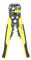 Stripper Cutter, Wire Stripper 8”Self-Adjustable Automatic Cable Wire Crimper Wire Cutter Stripping Tool Cable Plier, Yellow Black