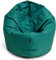 BuBiBag Sitzsack für Kinder und Jugendliche - Indoor Outdoor Bodenkissen, Sitzkissen oder als Gaming Sitzsack, geliefert mit Füllung (100 cm Durchmesser, Petrol)