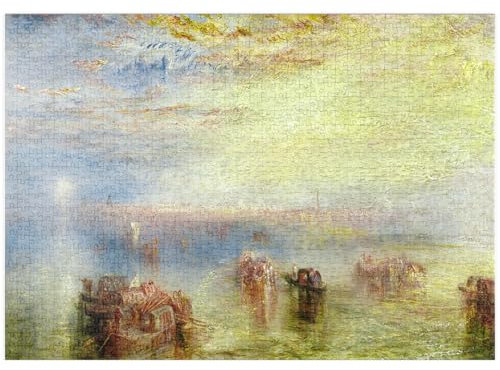 MyPuzzle Approach to Venice - Premium 1000 Teile Puzzle - MyPuzzle Sonderkollektion von Æpyornis
