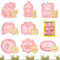 Shinybox Molde para Galletas Ramadán, 8 Piezas Musulmanas Galletas Moldes, Eid Mubarak Galleta Molde, Cortador de Pastel de Galletas 3D para Cookie, Pasteles, Fondant Decoración de Pasteles(B)