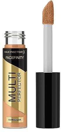 Max Factor Facefinity Multi-Perfector Correttore, correttore all-in-one, nasconde le imperfezioni, vegano, copertura personalizzabile, 6 tonalità, 6N, 11 ml