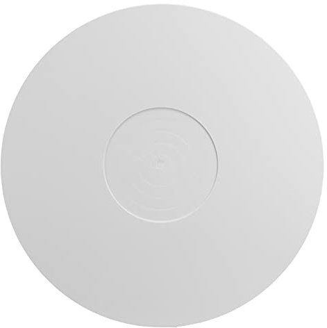 12-Zoll-Plattenunterlage für Lange Wiedergabe, Weiße Acryl-Slipmat, Antistatische Plattenspieler-Plattenmatte für Musik