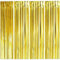Qikaara Gold Glitzer-Vorhang, 4 Stück, Metallic Folienfransen Hintergrund, Luftschlangen Folie, 1m x 2m, für Geburtstag, Hochzeit, Weihnachten, Party Dekoration, Tinsel Curtains