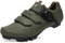 FOTGOAT Herren MTB Schuhe Damen Fahrradschuhe Mountainbike Schuhe kompatibel mit SPD 2 Schrauben mit Cleats, Unisex Radsportschuhe Draussen Grün EU 39