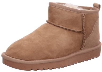 ara Damen Alaska Stiefelette, Cognac, 37 EU Weit