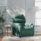 ULUYYUC Relaxsessel, Sessel Schlafzimmer Armchair Living Room Loungesessel Outdoor Ohrensessel Geeignet für Arbeitszimmer Büro Schlafzimmer Speisesaal Dunkelgrün Stoff