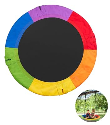 40-Inch Dish Tree Swing Replacement Fabric Cover,Oxford Fabric Outdoor Circle Swing Replacement Parts