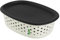 Aufbewahrungsbox 0,8l mit deckel – 19 x 14 x 6 cm - Aufbewahrungskorb Behälter aus Kunststoff BPA Free Körbe zur Aufbewahrung Aufbewahrungsbox Luftzirkulationssystem Stapelbox Kiste, Weiß