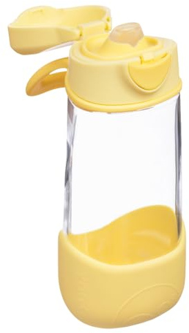 b.box Sport Trinkflasche | Griffige, Auslaufsichere Wasser- und Trinkflasche Kinder | Cooles, Modernes Design | Neigen und Trinken | 450 ml