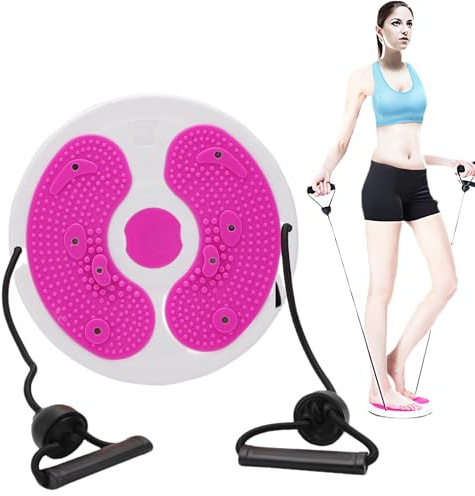 Syiyunran fitness waist twisting disk - rosa 1pc hüfttrainer fitness drehscheibe für eine schlankere taille scheibe trainingsgerät trainer breaking limits taillentwister twist board drehscheibe