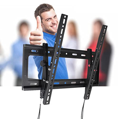 Supporto da parete per Smart TV, supporto da parete inclinabile per TV estensibile da 40 a 65 pollici, staffa TV a basso profilo per TV LED piatte e curve, supporto VESA massimo 400x400 mm fino a 81