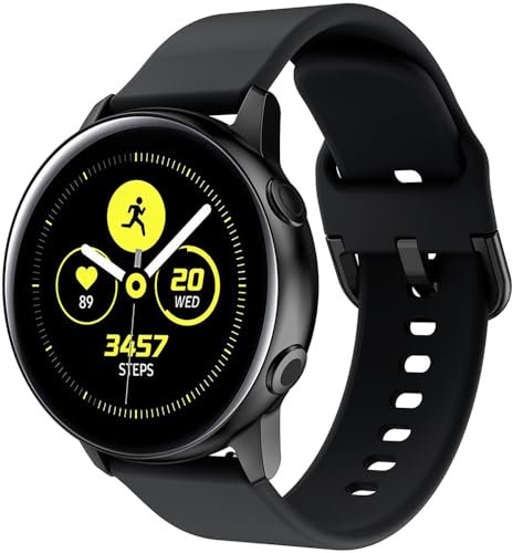 Silikon Armband für Huawei Watch GT 2 42mm/GT 3 42mm/3 Pro 43mm/Watch2, 20mm Sport Armbänder Uhrenarmband, Ersatzarmband für Honor Watch ES
