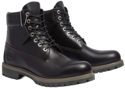 Timberland Botas de invierno para hombre, impermeables, de piel, con aislamiento PrimaLoft y plantilla antifatiga, para exteriores y uso diario