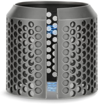 ZEPHBLOW Outer Filter Cover Replacement for Dyson Airwrap Hair Styler HS01 HS05 Models, Strainer Magnetic Cage Curling Iron Mesh Parts, Gray