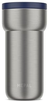 Mepal - Isolierbecher Ellipse - 4 Stunden heiß & 8 Stunden kalt - Thermobecher für Unterwegs - Geeignet als Tee & Kaffeetasse zum Mitnehmen - Passt in alle Becherhalter - 375 ml - Vivid blue