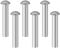 6 Pieces 50 x 6 mm Round Head Aluminum Rivets,Head Solid Rivets,Silver Round Heads Hammer Type Aluminum Rivet,for Repair Garden Tools,Shovels,Rakes,Forks,Household and Industrial Use Tool.