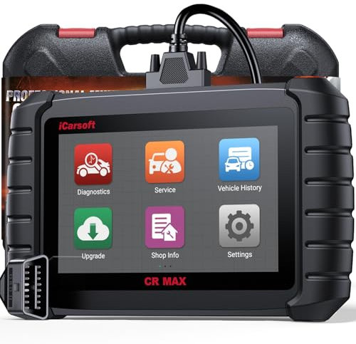 iCarsoft CR Max OBD2 Auto Diagnostica, Diagnosi Auto Professionale in Italiano per Tutti i Sistemi, 49 Servizi Ripristino, Test Bidirezionale, Codifica ECU, Vin Automatico, CANFD, Aggiornamento WiFi