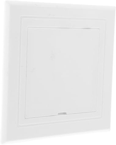 Housoutil Klimaanlage Zugangsklappe für Trockenbau Wandlochabdeckung Lochabdeckung für Wände Steckerabdeckung Wandpaneelabdeckung Sanitär-Zugangstür Duschzugangsplatte Abs Weiß