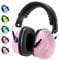 BraveKoi Gehörschutz Kinder SNR 32dB, Verstellbare Lärmschutz Kopfhörer Kinder, Ohrenschützer Faltbar mit Autismus, Schlafen, Lernen, Konzert(Rosa/1 Stück)