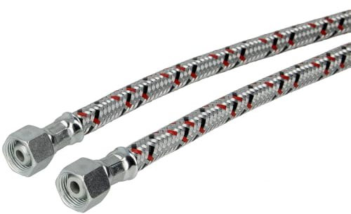 Ölschlauch Universal 3/8 x 3/8 Überwurfmutter 300 mm I 500 mm I 750 mm I 1000 mm I 1500mm (1000 mm)