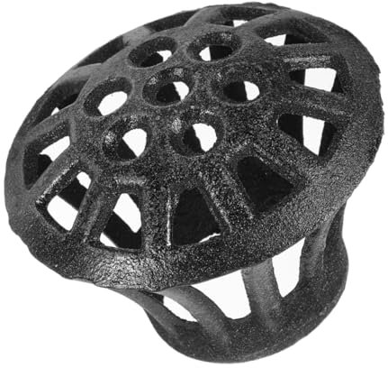 Tofficu Protector De Canalón De Hierro Fundido para Drenaje De Agua Filtro De Bajante Cubierta para Canalones Eficaz Escombros Fácil Instalación Y Uso Tejados Y Terrazas