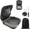 atnayo 4 Pcs Hearing Aid Case Set, Waterproof Compact Hearing Aid Cases (65 * 65 mm)