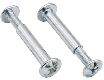 Verbindungsschrauben-Set für IKEA PAX, BILLY, VITVAL & INLÄGG – M4 Möbelverbinder aus verzinktem Stahl Ersatz für 100402 & 100644