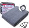 BENJOVADIS® Vorzeltteppich und Markisenteppich - wasserdurchlässige und wasserfeste Outdoor Camping Matte - perfekt für Markisen, Wohnmobile, Wohnwagen und als Zeltunterlage (Grau, 250cm x 350cm)