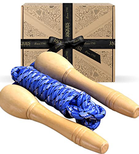 Jaques of London Wooden Skipping Rope Kids | Adjustable Kids Skipping Rope | Outdoor Skipping Ropes for Children 3 + | Since 1795