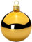 Sikora Essentials Klassische Christbaumkugeln aus Glas - Hochglanz - 6 Farben 3 Größen Premium Qualität, Farbe/Modell:Gold Hochglanz 4er Set, Höhe in cm:6 cm