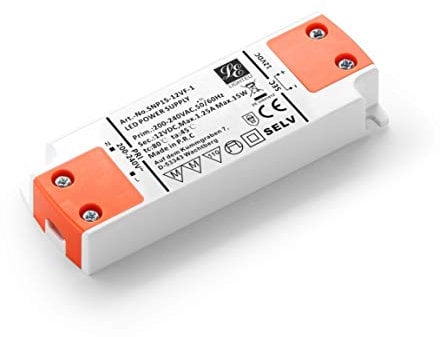 LIGHTEU 12V 15W LED Treiber/LED Trafo super slim