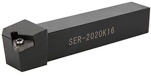 10 Stück 16er Ag60 Klingeneinsatz + Ser2020K16 CNC Werkzeughalter Bohrungsstange Werkzeughalter + 1 x Schraubenschlüssel, Drehgewinde, Werkzeug zum Drehen, 10 Stück