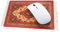 Wisam Teppich Mauspad aus Textilgewebe, 27x18cm, Orientteppich Perserteppich in Rot, Mini Teppich, Computer Zubehör für den Schreibtisch