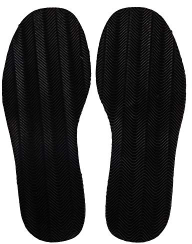 Tmand 1 Pair DIY Stick On Full Soles Heel Palm Shoe Repair nti-Slip Grip-rubber Pads - 29X11.5X0.2Cm