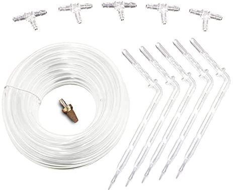 Landrip Irrigazione Automatica di Accessori Set, DIY Sistema di Irrigazione Accessori con tubo da 10 metri, Adatto alla serie di Landrip sistemi di irrigazione automatica per piante