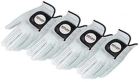 KIRKLAND Signature Golf Gloves Premium Cabretta Leather, Large (4 Count)