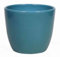 innaGLAS Petit Pot de Fleurs, céramique, Bleu océan, 6cm, Ø7,5cm - Pot Fleurs/Pot céramique