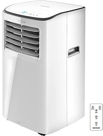 Cecotec Climatiseur portatif ForceClima 7350 Touch Smart. 7000 BTU, Télécommande et Contrôle tactile, Zone de couverture de 20 m2, 4 modes de fonctionnement, 2 Vitesses, Écran LED