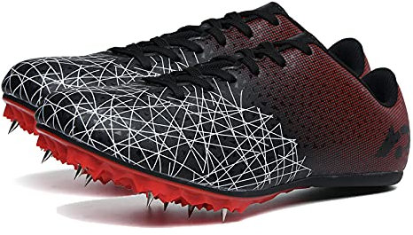 Männer Frauen Laufschuhe Trainingsschuhe Leichtathletik Sprint Spikes Männliche Leichte Trainingsschuh Lace Up Atmungsaktive Turnschuhe Spike-Schuhe Tragen Geeignet Für Professionelle Sportschuh