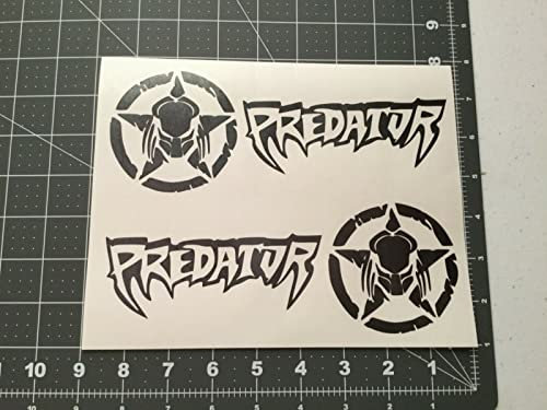 myrockshirt Predator Monster 20 cmAufkleber Sticker Autoaufkleber