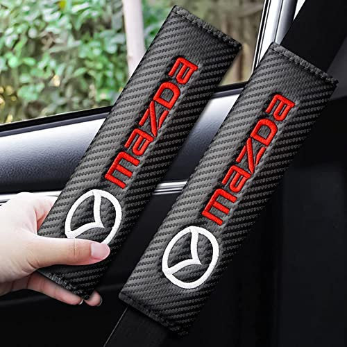 RUFD 2stück Auto Gurtpolster für Mazda 2 3 6 Axela CX-3 CX-5 CX-30 MX-5 Gurtschutz Auto Innere ZubehöR,Mazda