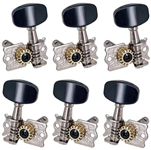 GOSER 6 StüCk 3R3L Gitarren Stimmen Wirbel Offene Mechaniken Akustische Folk Gitarren Stimmen Wirbel Tuner Teile