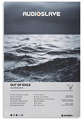 Audioslave – Out of Exile Leinwand-Poster, Schlafzimmerdekoration, Landschaft, Büro, Valentinstag, Geburtstag, ohne Rahmen, 30 x 45 cm