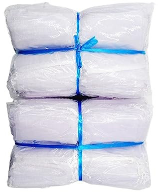 LUGEMA 11 Größen, 1000 Stück, 7 X 9, 9 X 12, 10 X 15 cm, Weiße Organzabeutel, Schmuck, Geschenkverpackung, Kordelzugbeutel, Geeignet for Hochzeit/Geburtstag/Weihnachten (Color : 30x40cm White)
