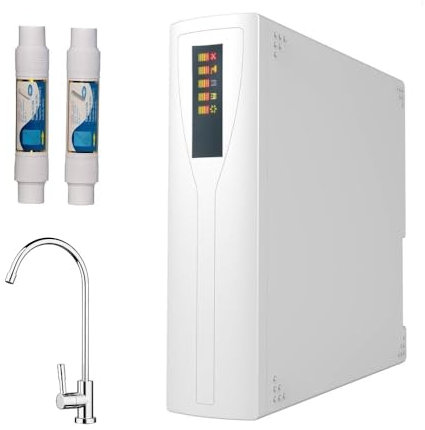 DC Solution | Depuratore acqua osmosi inversa sotto zoccolo con display | Purificatore domestico acqua potabile dal rubinetto di casa